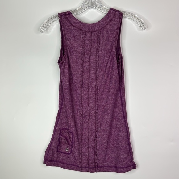 Lululemon Purple Dash Tank Top Size 4 - Picture 4 of 7